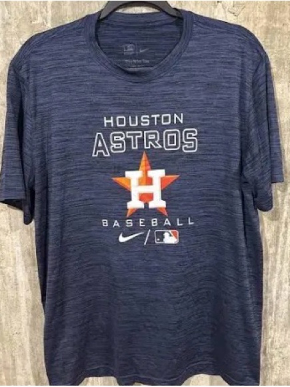 Nike Houston Astros Blue Graphic Tee